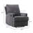 Norvis 29.5" Wide  Modern Refined Linen Upholstered Standard Manual Recliner-547020370