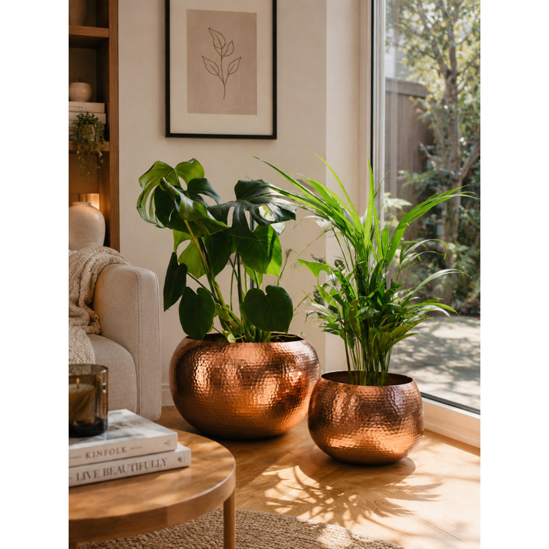 Shawnda Metal Pot Planter