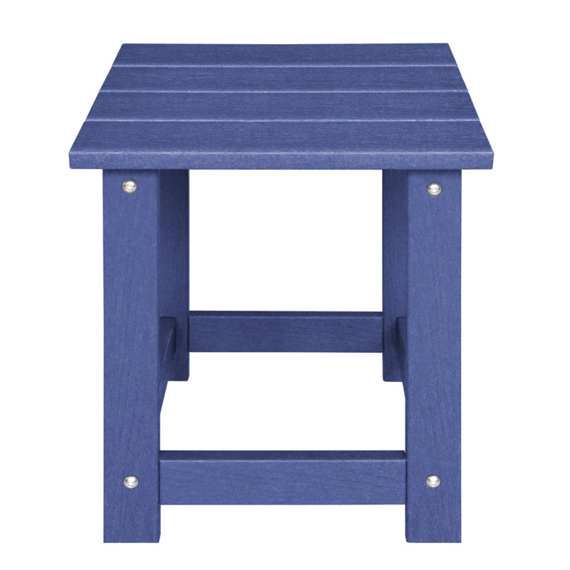Denarrius Adirondack Outdoor Side Table ,HDPE Patio Table with Easy Maintenance and Weather resistance, Navy Blue