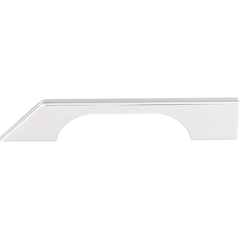 Tapered Bar pull, Polished Chrome, 5" Center to Center