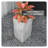 Terra Fiberstone And MGO Clay Planter, Mid-Century Modern Tall Square Planter Pot For Indoor And Outdoor-97857798-97857796