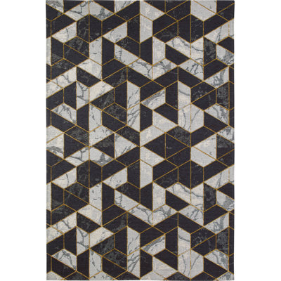 Zayden Geometric Hand Woven Area Rug