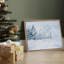 «Abstract Forest Winter Country Snowy Landscape», reproduction d'art sur toile encadrée-107118090-107118094