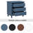 28" Painted Nightstand With 3 Drawers-1239920914