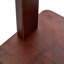 Portemanteau en acier inoxydable doré et bois de noyer - double couche avec cloison en bois, rangement polyvalent