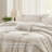 Bedsure Boho Comforter Set - Pinch Pleat Design for All Seasons, Soft Bedding Kit-100517519-100517514