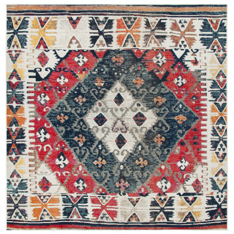Griffeth Performance Oriental Indoor/Outdoor Area Rug