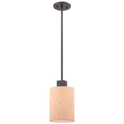 Luminaire suspendu cylindrique simple à 1 lumière Aayusha