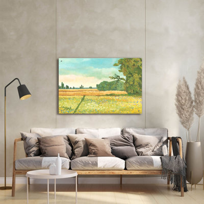 «Mini Western Vista 4» par Chariklia Zarris, art mural en verre acrylique, 36 po x 24 po
