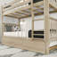 Brubaker Kids Twin Over Twin Bunk Bed with Trundle-141383854