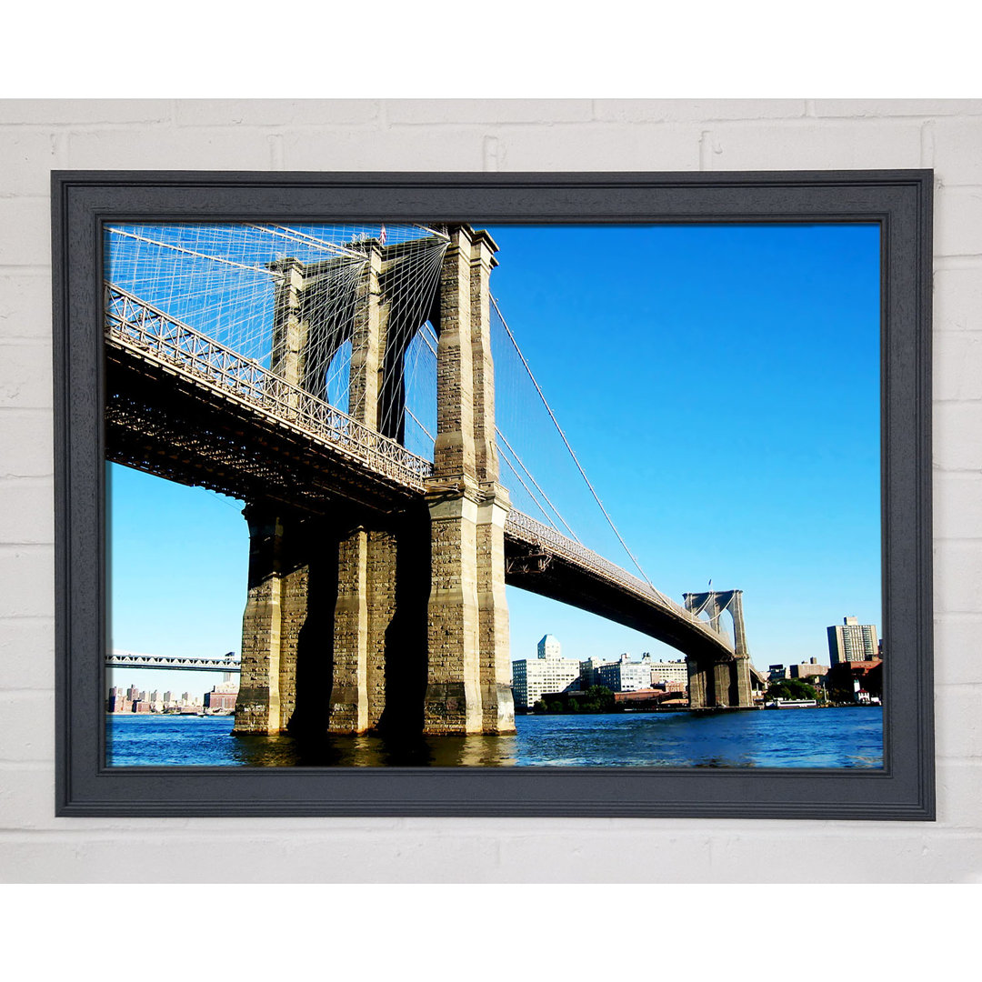 Brooklyn Bridge By Day - Einzelne Bilderrahmen Kunstdrucke