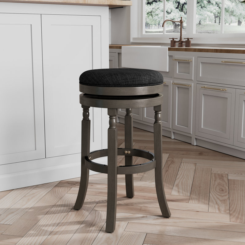 Tabouret tournant 30 "avec siège rembourré pour la cuisine
