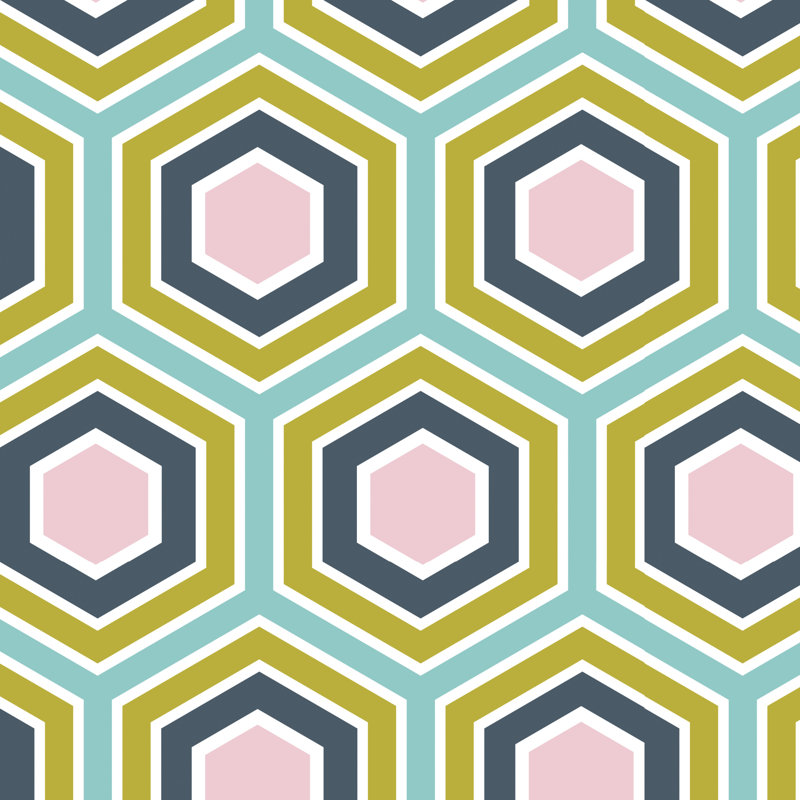 Retro Groove III by Nicole Ketchum - Wrapped Canvas Print, 51cm H x 51cm W