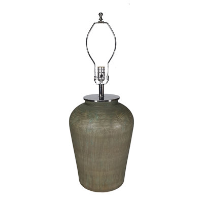 Lampe de table en verre D18x28,5 "(excluant les ampoules)
