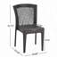 Outdoor PE Rattan Side Dining Chairs