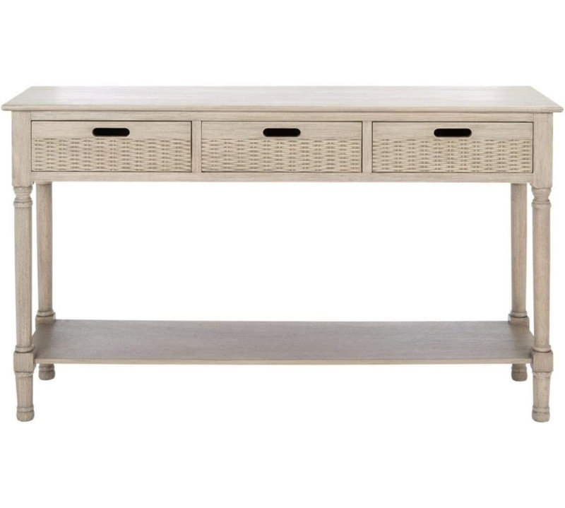 Dupuis Console Table, Greige, 30" H x 47" W x 13" D