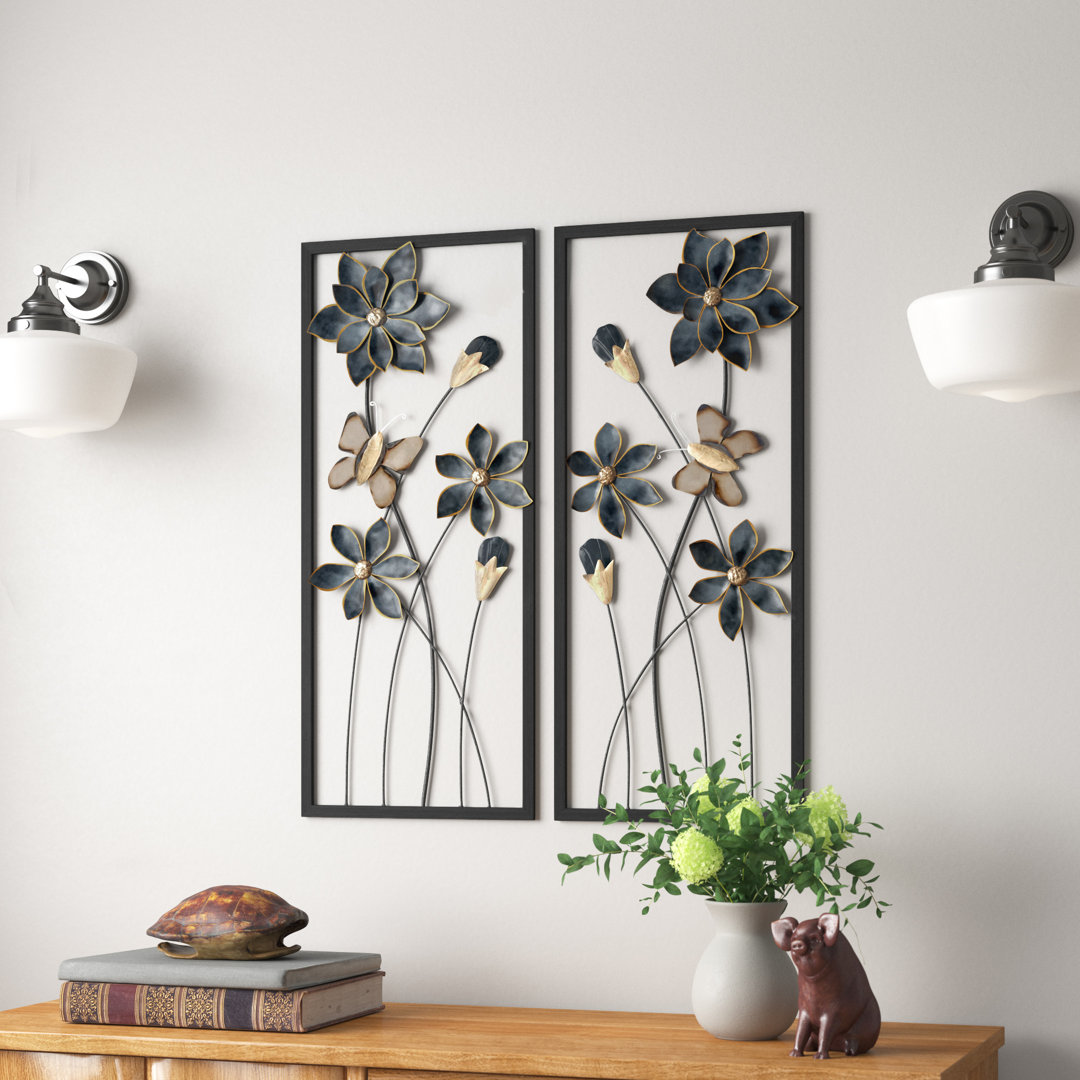 Metal Wall Décor Set (Set of 2) Andover Mills™