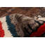 Tapis rectangulaire en laine New Age Poncho de conception unique 4 pi 7 po x 7 pi Poncho