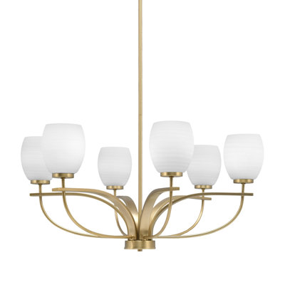 Lustre classique / traditionnel à 6 lumières Unia