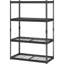 Étagère de rangement robuste pour garage à 4 niveaux en acier à hauteur réglable