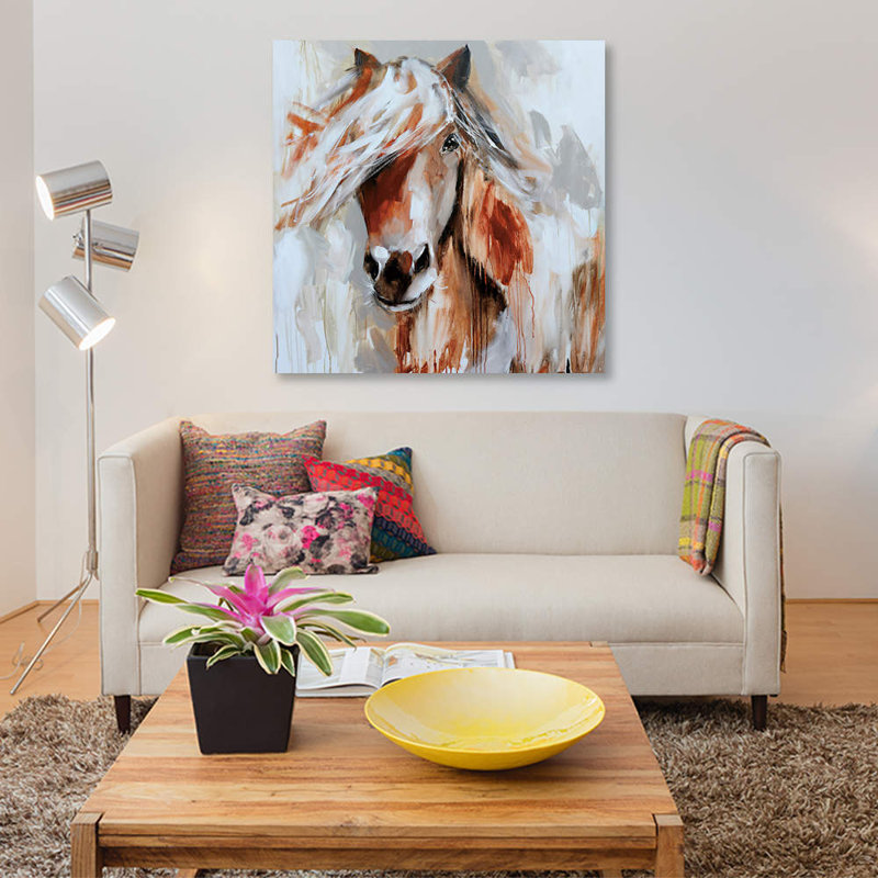 « âme whisperer », impression sur toile, H 12 po x l 12 po x P 0,75 po, Toile tendue, Pas de tapis
