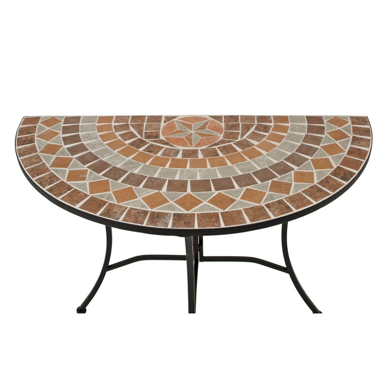 Speer Metal Outdoor Balcony Table , 90cm cm W 45cm cm D
