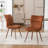 Chenille Fabric Upholstered Dining Chairs High Back Side Chairs with Metal Legs for Kitchen Dining Room-1710090224-1681846087