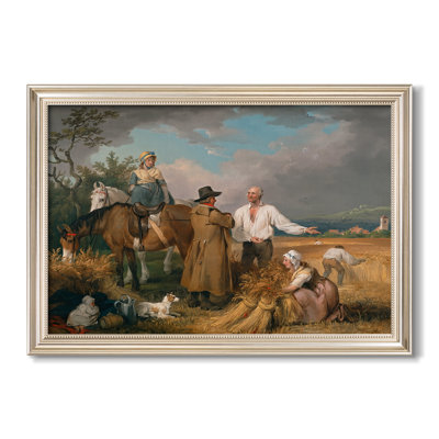 The Reapers, 1800-George Stubbs-Custom Framed Canvas