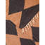 Tapis Zayas tissés à plat en laine Kilim écologique - 152 x 244 cm, rectangulaire, couleur anthracite, design contemporain, tapis à poils courts faits main pour salon, chambre-27436326