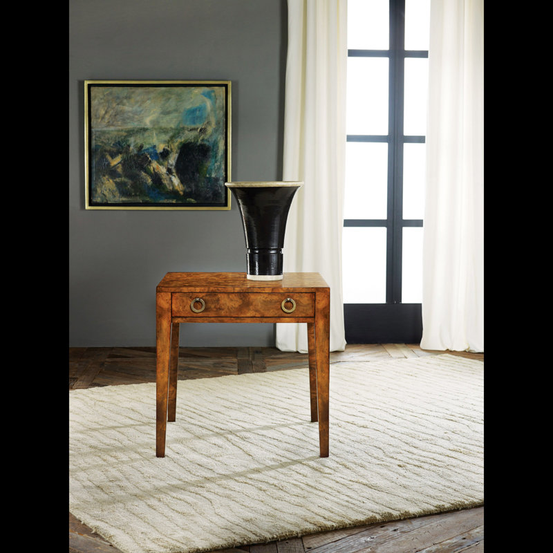 Mid Century Solid Wood End Table