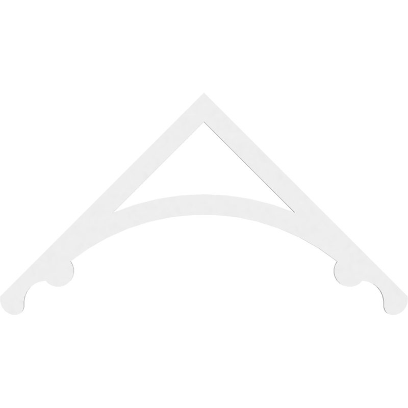 Pignon en PVC de qualité architecturale Legacy, H 36 po x l 72 po x P 1 po, 12 / 12