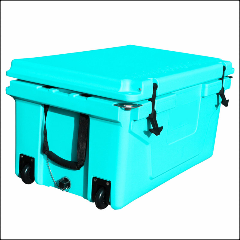Durable 65QT Rotomolded Outdoor Cooler With Advanced Insulation For Extended Camping And Fishing Trips