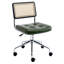 Chaise de bureau pivotante en similicuir Ayris-671295143