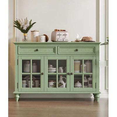 American-Style Country Light Luxury Multi-Functional Accent Cabinet