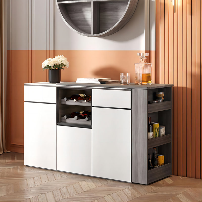 Minimalist Rectangular Telescopic Bar Table