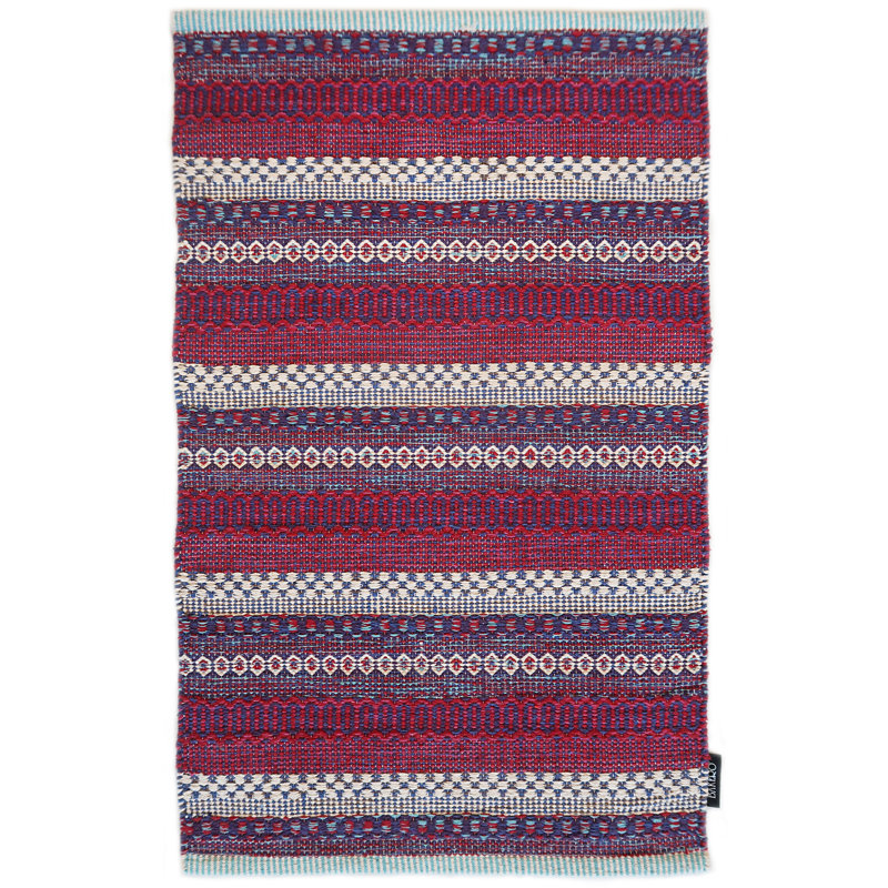 Saffron Striped Hand Woven Area Rug, Rectangle 160 x 230cm