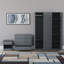 Maybery 3 Piece Bedroom Set (1 Drawer Bedside Chest, 4 Drawer Chest, 3 Door Wardrobe), (5)-633755995