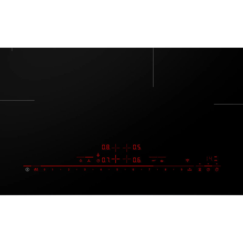 30" Black Stainless Steel 4-Burner Induction Cooktop