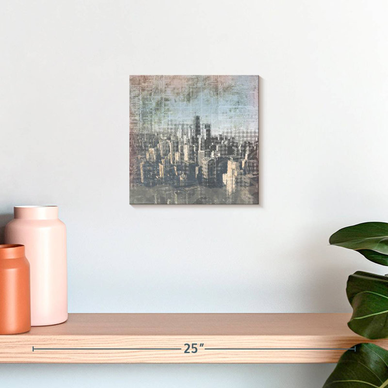 Chicago Skyline II, H 10 po x l 10 po