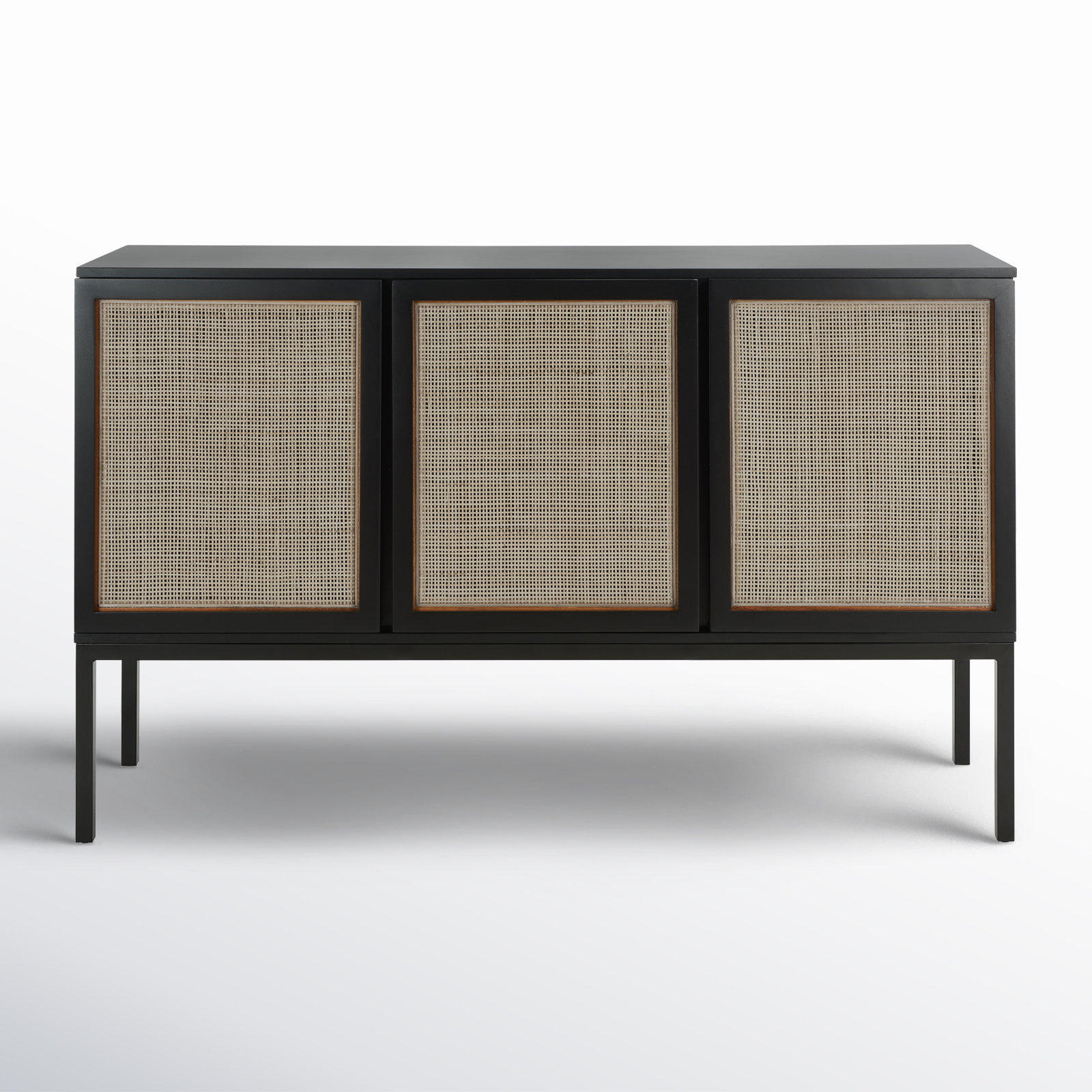Ehren Mahogany Sideboard, Black/Black