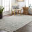 Anelisse Geometric Flatweave Area Rug in Charcoal/Beige-260315415