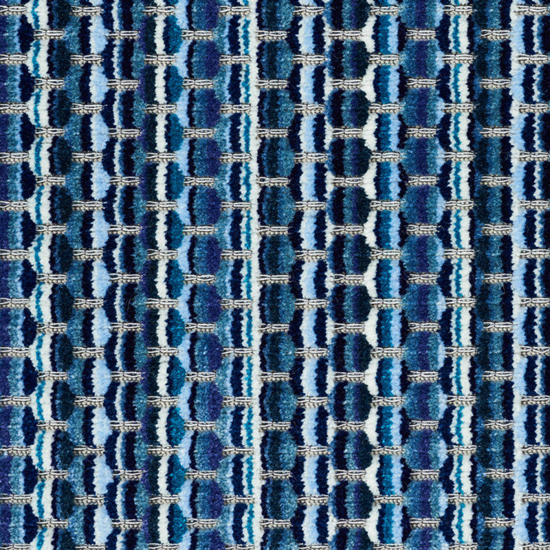 Tissu en velours Downtown, Indigo