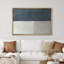 "Minimal Landscape IDEA4WALL", reproduction d'art sur toile encadrée, bleu pastel, champ, carré, abstrait, formes, illustrations, art moderne, décoratif, contemporain, minimal, pour le salon, la chambre à coucher, le bureau, impression sur toile-91481579-119460556