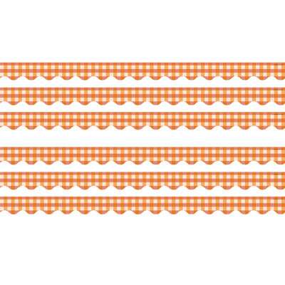 Bordure festonnée Gingham