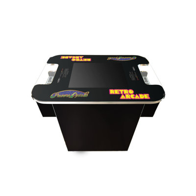 Cocktail Arcade Machine with 19" Monitor and 60 Retro Games - Fully Assembled - 5 Year Warranty