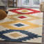 Tapis géométrique en laine touffeté fabriqué à la main Deyoung-1280792812