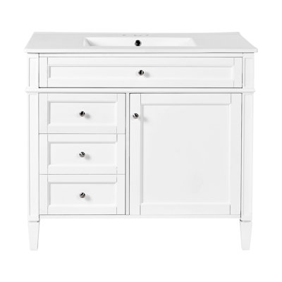 36'' Bathroom Vanity With Top Sink