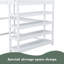 Lit mezzanine double avec tablettes de rangement et bureau sous le lit