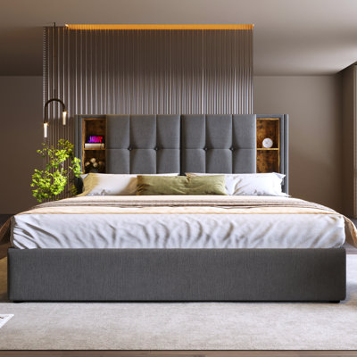 Upholstered Ottoman Storage Bed