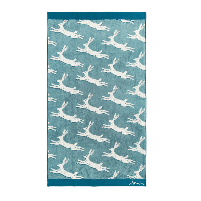 Jumping Hare Cotton Bath Towel Single